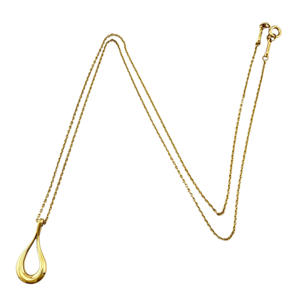 TIFFANY&Co. ティファニー オープンティアドロップ ネックレス 18金