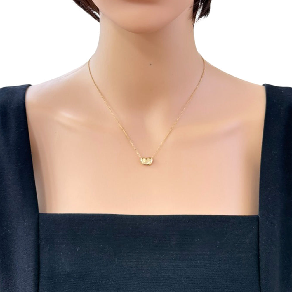 TIFFANY&Co. ティファニー ビーン ネックレス 18金 K18イエロー