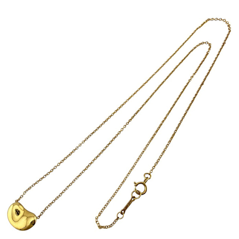 TIFFANY&Co. ティファニー ビーン ネックレス 18金 K18イエロー