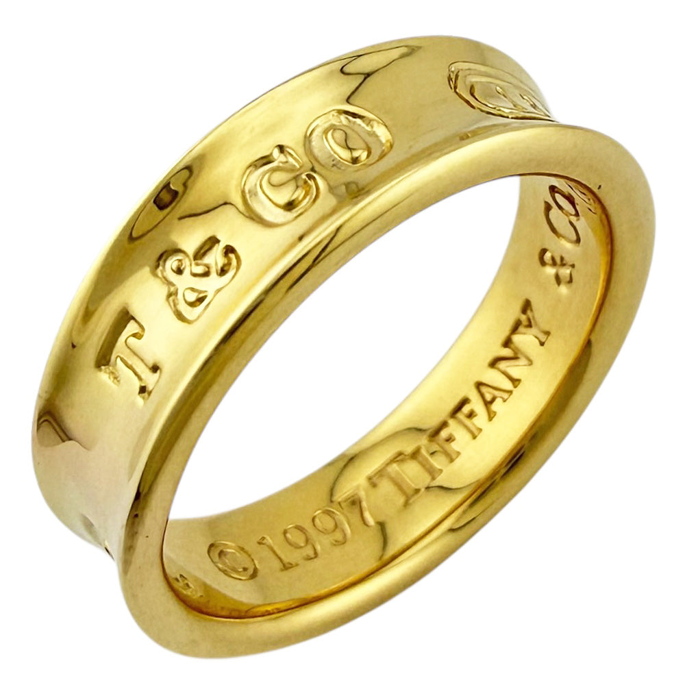 TIFFANY&Co. Tiffany 1837 Narrow Ring Ring No. 15 18K K18 Yellow TIFFANY&Co. Tiffany 1837 Narrow Ring Ring No. 15 18K K18 Yellow