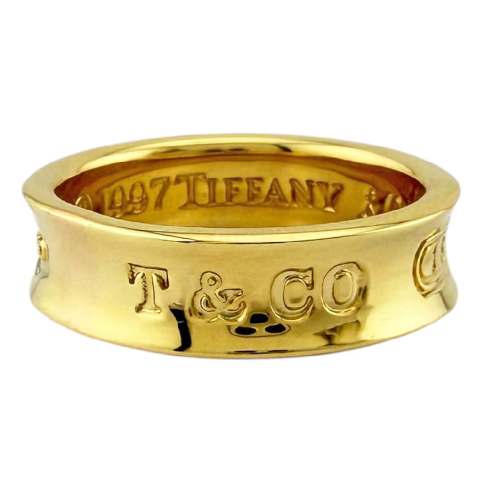 TIFFANY&Co. Tiffany 1837 Narrow Ring Ring No. 15 18K K18 Yellow