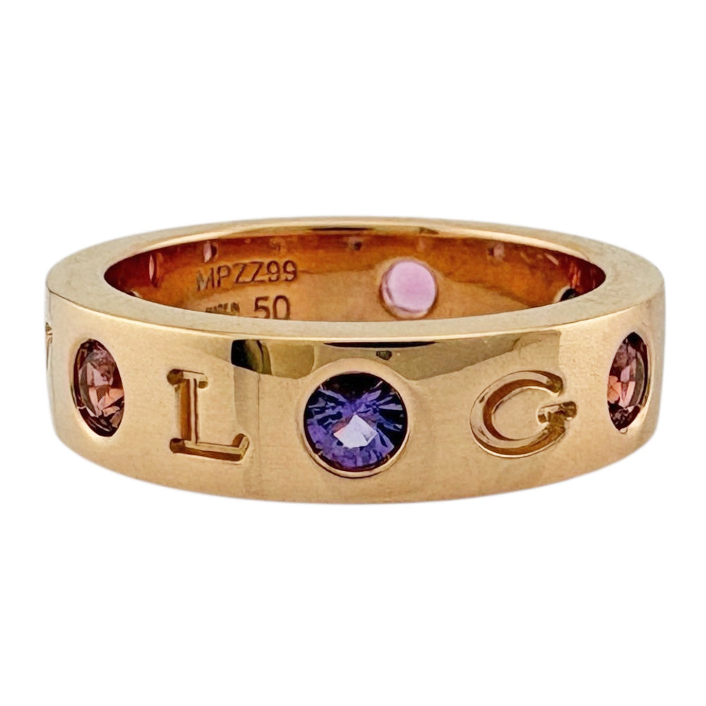 BVLGARI ブルガリ ローマンソルベ リング 指輪 9.5号 18金 K18ピンク