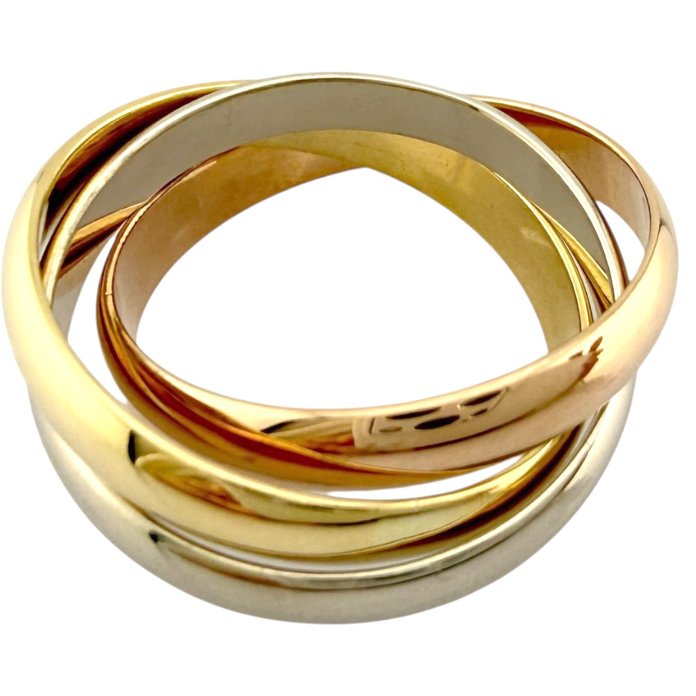 CARTIER カルティエ トリニティ リング 指輪 16号 18金 K18イエロー