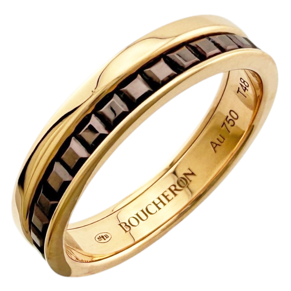 Boucheron キャトル クラシック リング ハーフ　K18 Boucheron ブシュロン キャトル クラシック リング ハーフ リング 指輪