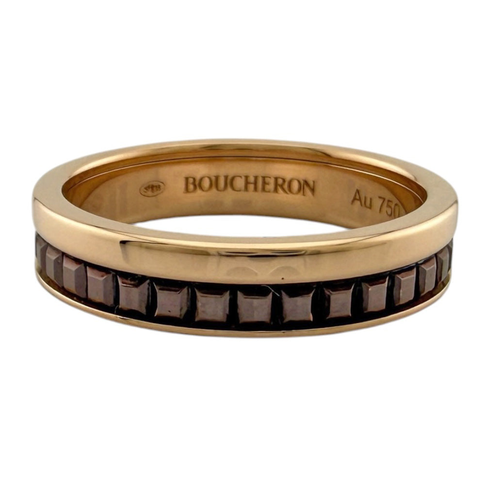 Boucheron ブシュロン キャトル クラシック リング ハーフ リング 指輪