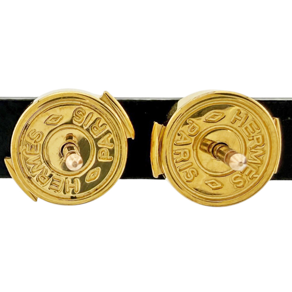 HERMES エルメス シェーヌダンクル ピアス 18金 K18ピンクゴールド