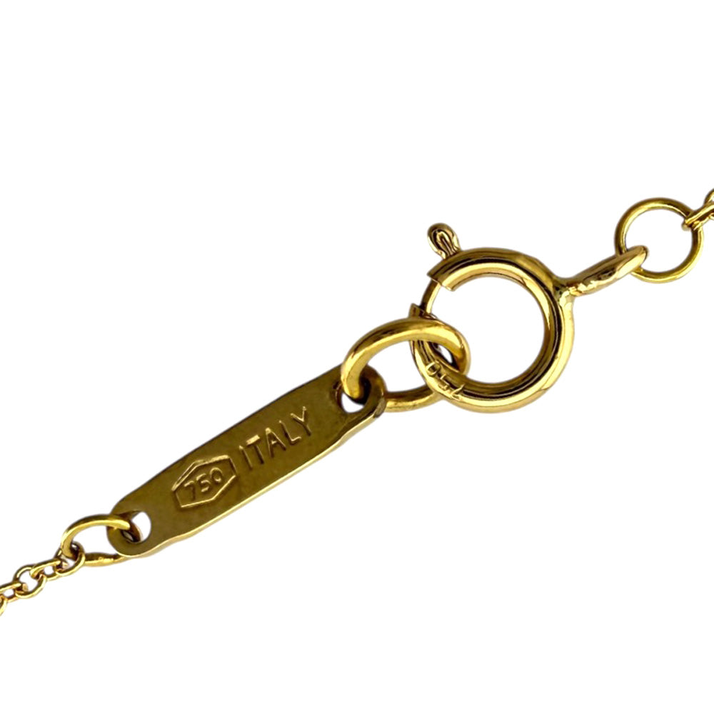 TIFFANY&Co. ティファニー ロック ネックレス 18金 K18イエロー
