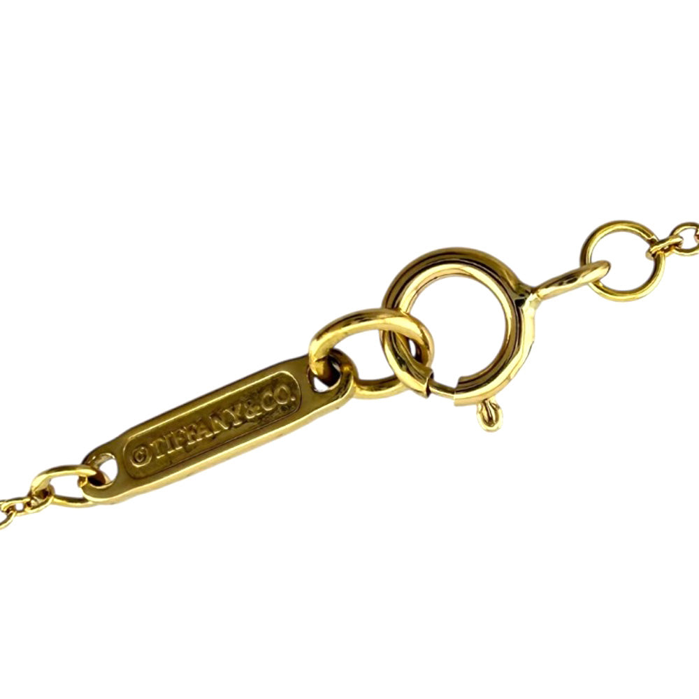 TIFFANY&Co. ティファニー ロック ネックレス 18金 K18イエロー