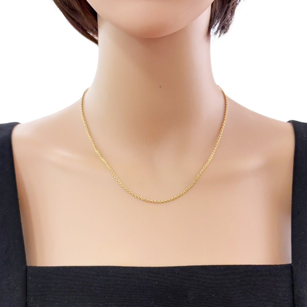 CARTIER カルティエ フォルサ ネックレス 18金 K18イエローゴールド