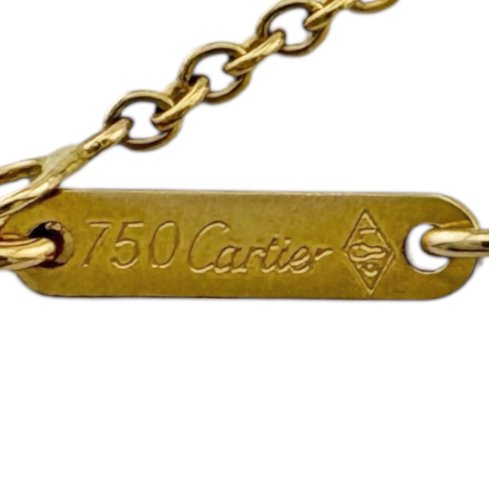 Cartier 18Kゴールド ネックレス 証明書付き CARTIER カルティエ フォルサ ネックレス 18金 K18イエローゴールド