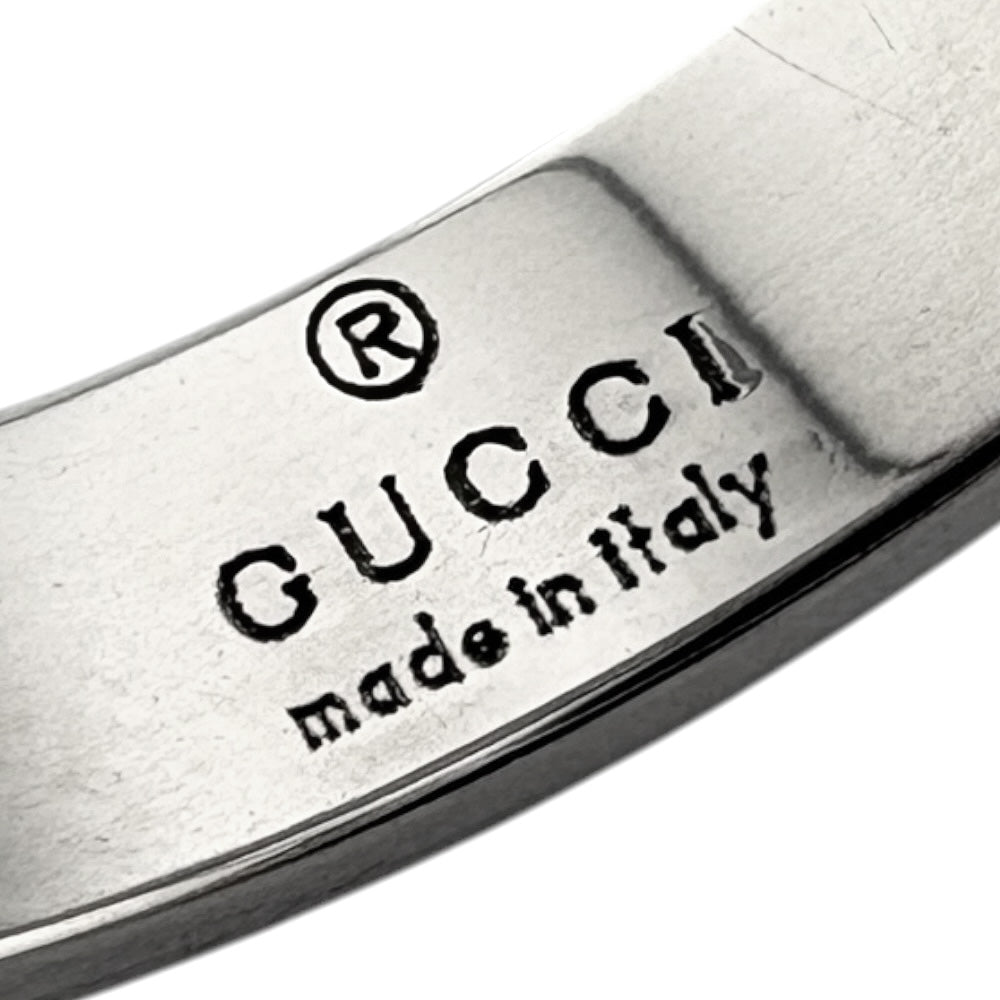 GUCCI グッチ アイコン リング 指輪 12.5号 18金 K18ホワイトゴールド