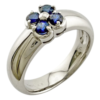14金ホワイトゴールドリング。中古品。 MIKIMOTO ミキモト リング 指輪 14号 18金 K18ホワイトゴールド
