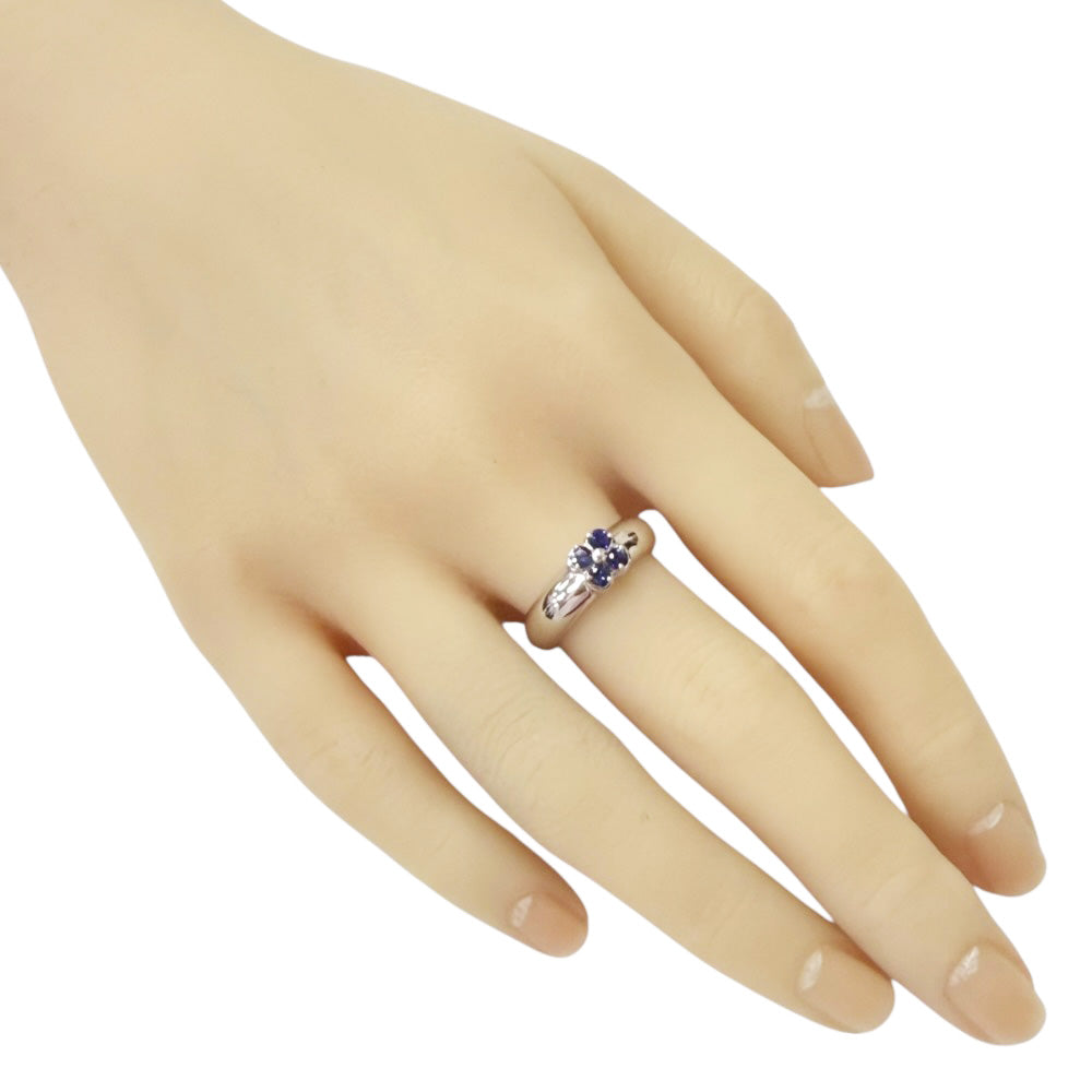 MIKIMOTO ミキモト リング 指輪 14号 18金 K18ホワイトゴールド
