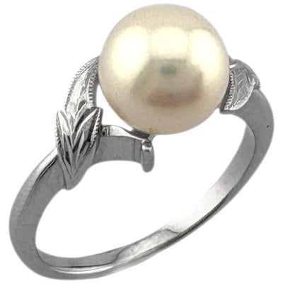 MIKIMOTO ミキモト リング 指輪 10.5号 18金 K18ホワイトゴールド 