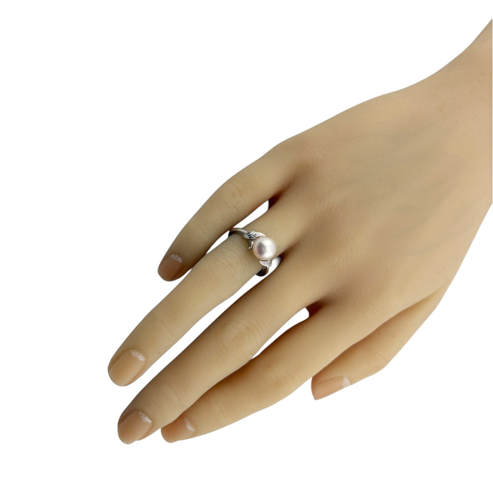 MIKIMOTO ミキモト リング 指輪 10.5号 18金 K18ホワイトゴールド 