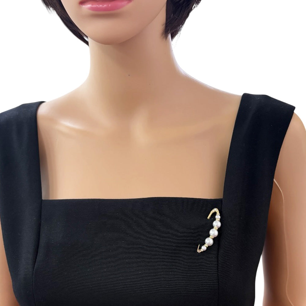 MIKIMOTO ミキモト ブローチ 18金 K18イエローゴールド パール