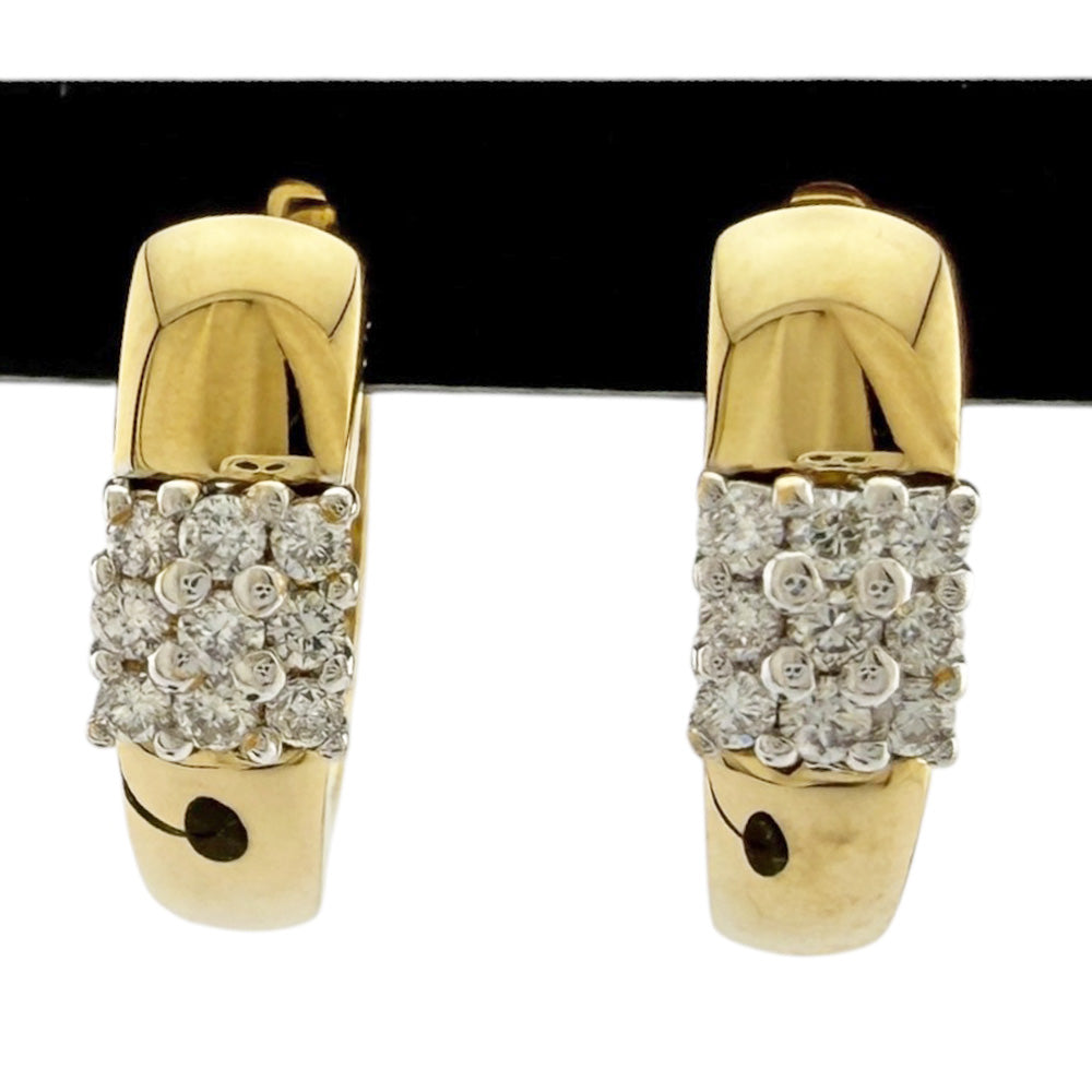 Ponte Vecchio Ponte Vecchio Earrings 18K Yellow Gold Diamond