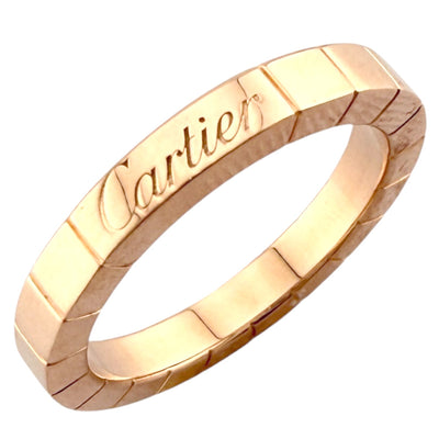 Cartier 18K リング 証明書付き　ラニエール　7号　カルティエ CARTIER カルティエ ラニエール リング 指輪 11号 18金 K18ピンク