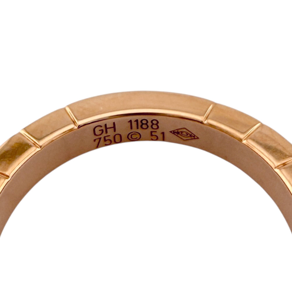 Cartier ラニエール　男女兼用 51サイズ　11号 CARTIER カルティエ ラニエール リング 指輪 11号 18金 K18ピンク