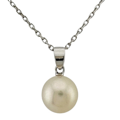 MIKIMOTO ミキモト ネックレス 18金 K18ホワイトゴールド パール