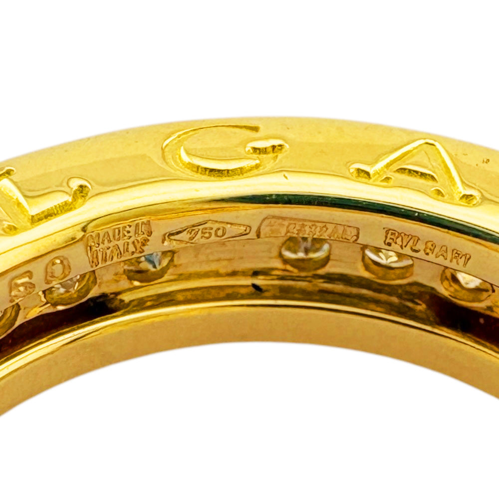 BVLGARI B-zero.1 B-Zero One 1 Band Ring Ring No. 10 18K K18 Gold