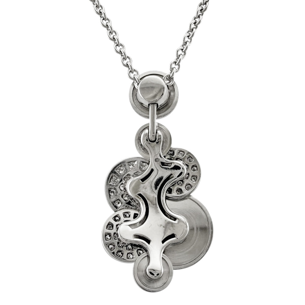BVLGARI ブルガリ ネックレス 18金 K18ホワイトゴールド ダイヤモンド 