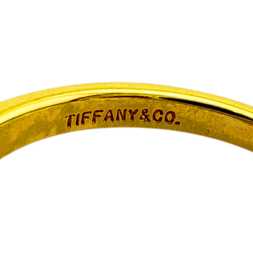 TIFFANY&Co. ティファニー カーブドバンド エメラルド リング・指輪 