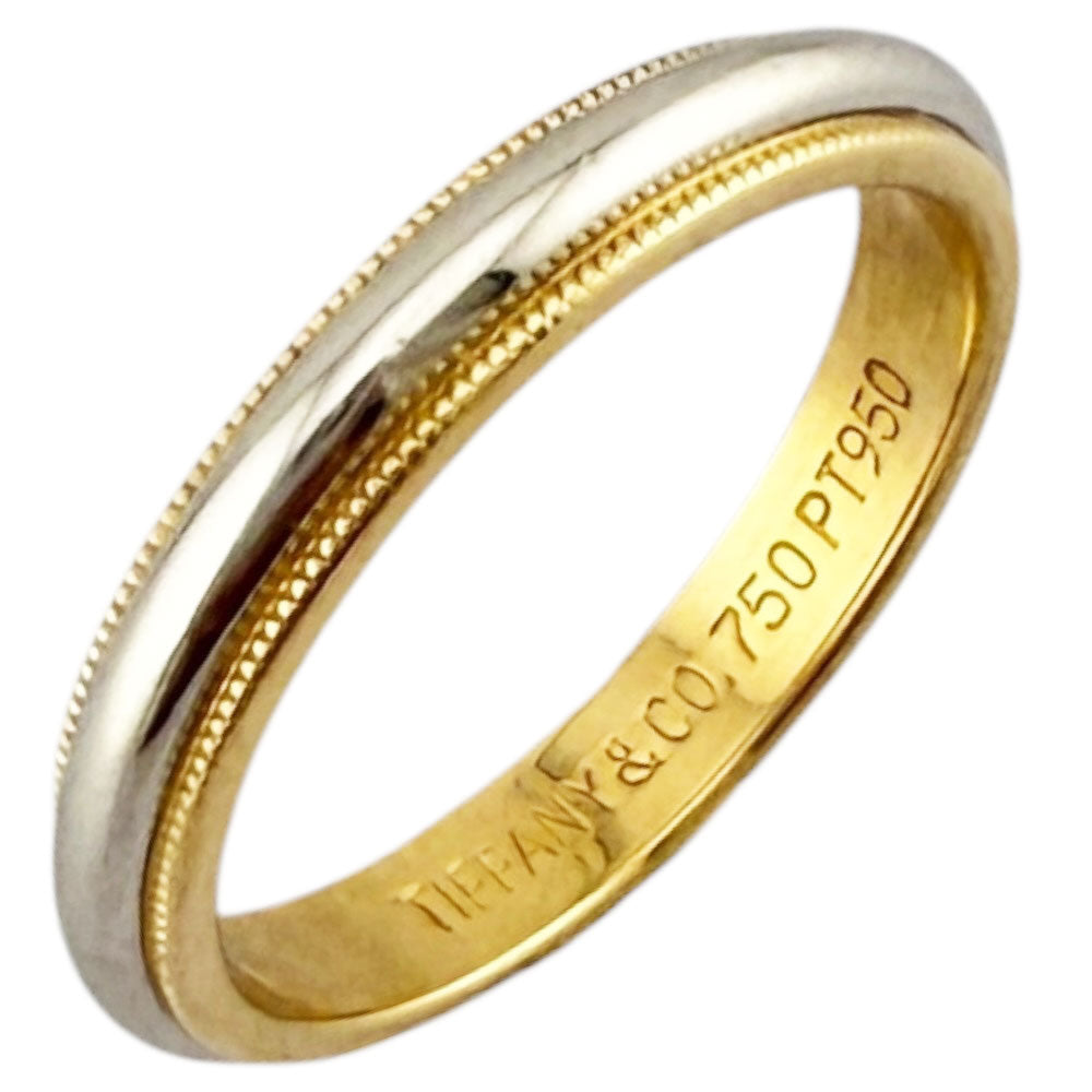TIFFANY&Co. ティファニー ミルグレイン リング 指輪 19号 Pt950