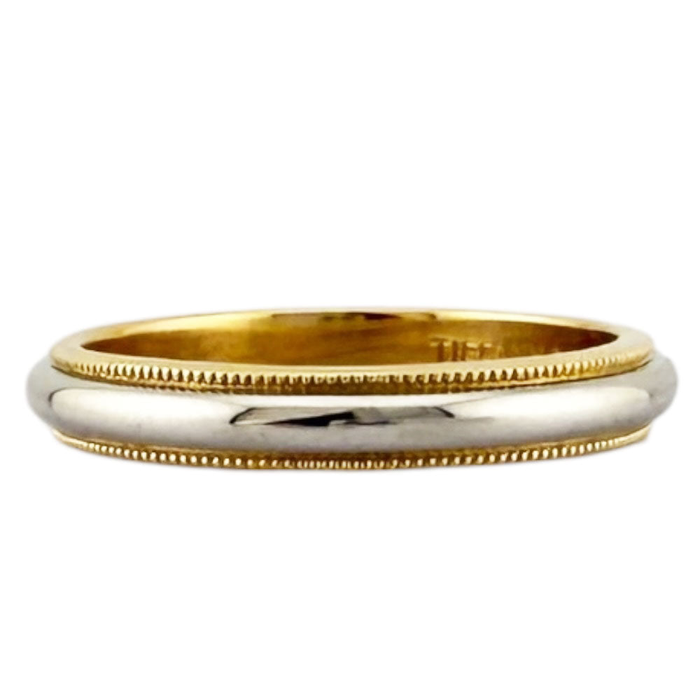 TIFFANY&Co. ティファニー ミルグレイン リング 指輪 19号 Pt950