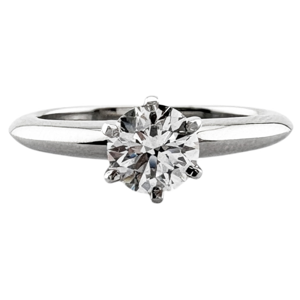 Tiffany & Co. プラチナ ソリティアリング TIFFANY&Co.（ティファニー） 指輪 新品仕上げ済 Pt950 ソリティア 1P