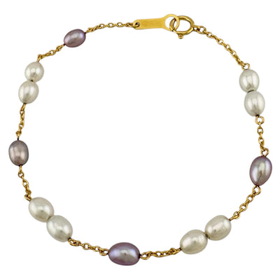 TASAKI タサキ ブレスレット 18金 K18イエローゴールド パール 