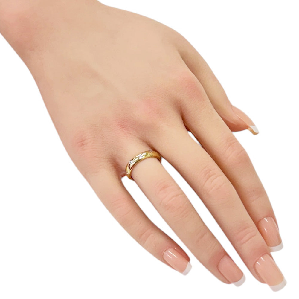 TIFFANY&Co. ティファニー ドッツ リング 指輪 10号 18金 K18イエロー