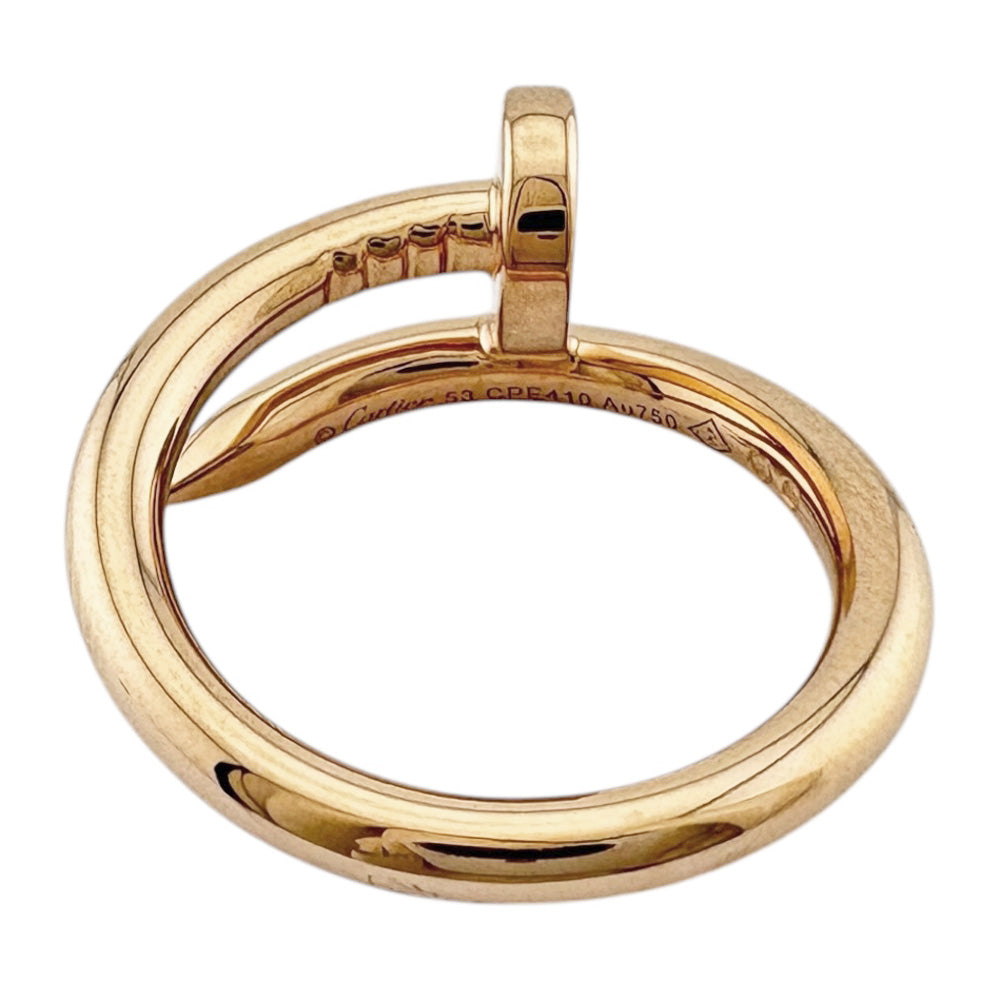 CARTIER カルティエ ジュストアンクル リング 指輪 11号 18金 K18