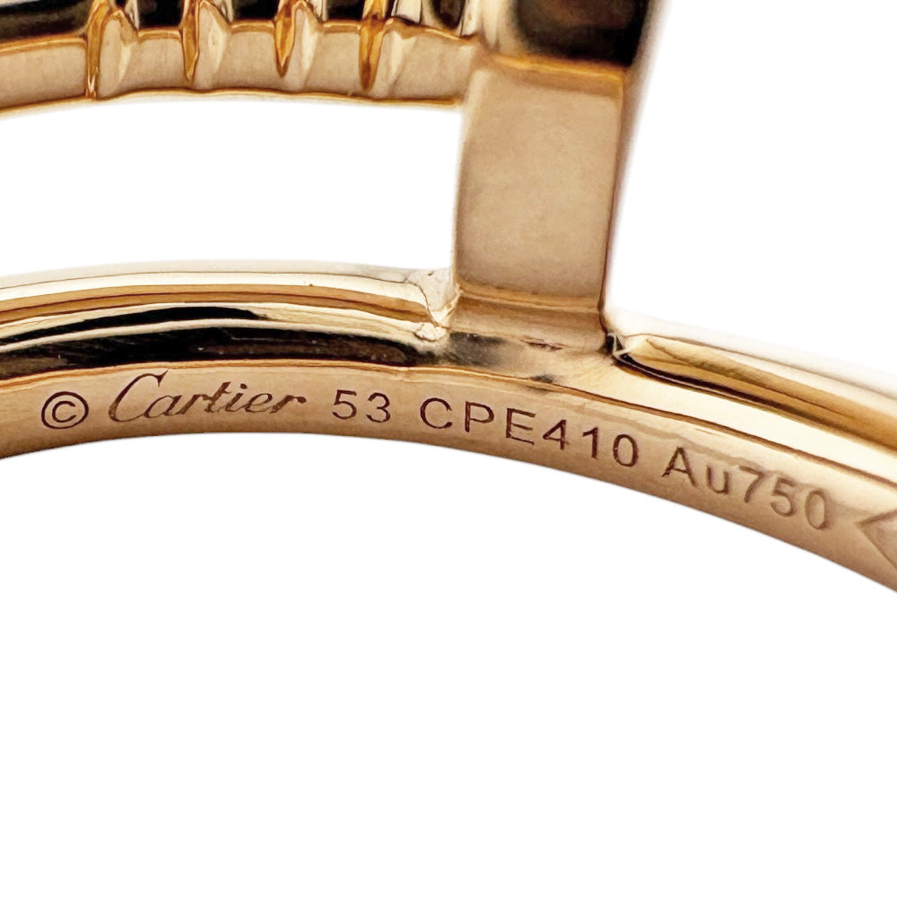 CARTIER カルティエ ジュストアンクル リング 指輪 11号 18金 K18