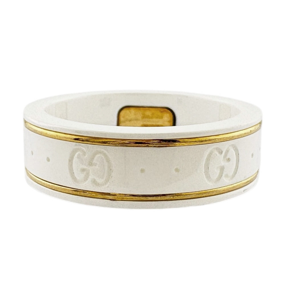 GUCCI グッチ リング 指輪 18号 18金 K18イエローゴールド ユニ