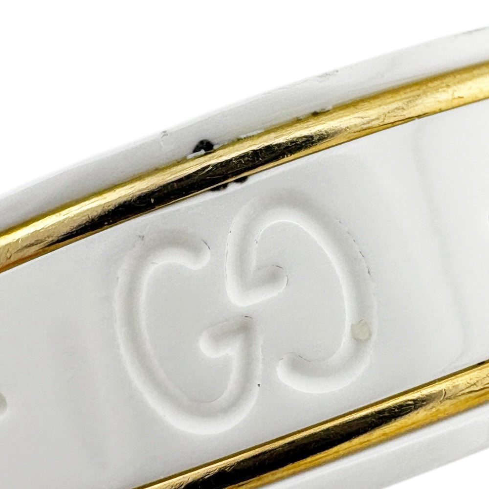 GUCCI グッチ リング 指輪 18号 18金 K18イエローゴールド ユニ