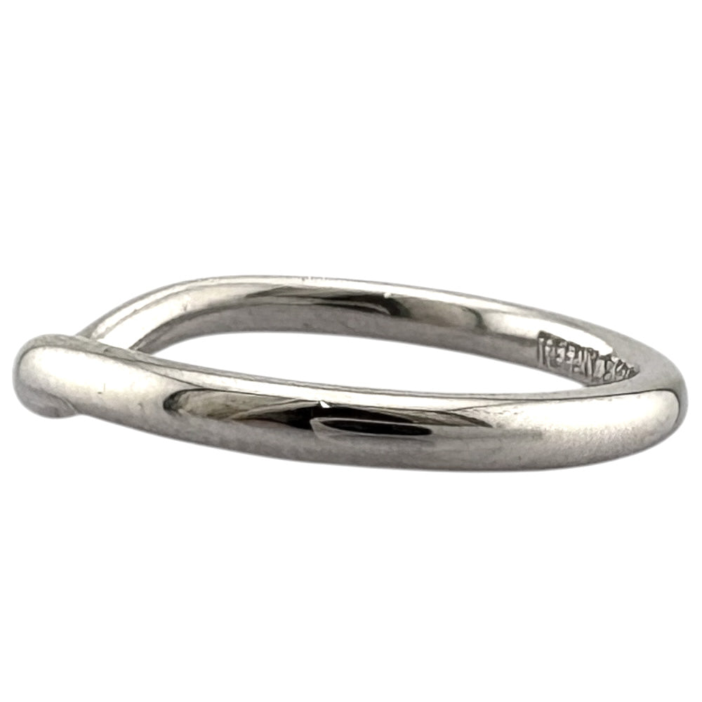 TIFFANY&Co. ティファニー カーブ ド バンド リング 指輪 8号 Pt950