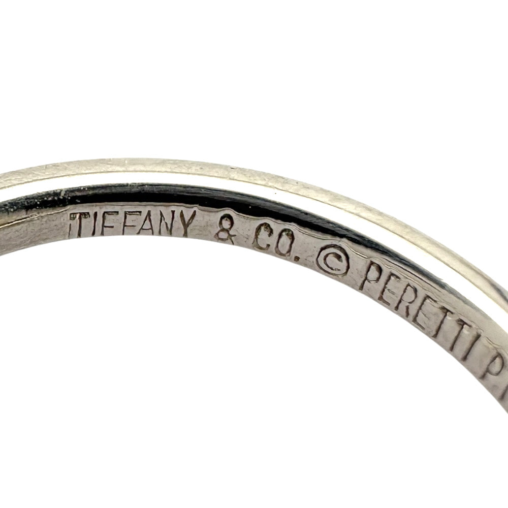 TIFFANY&Co. ティファニー カーブ ド バンド リング 指輪 8号 Pt950