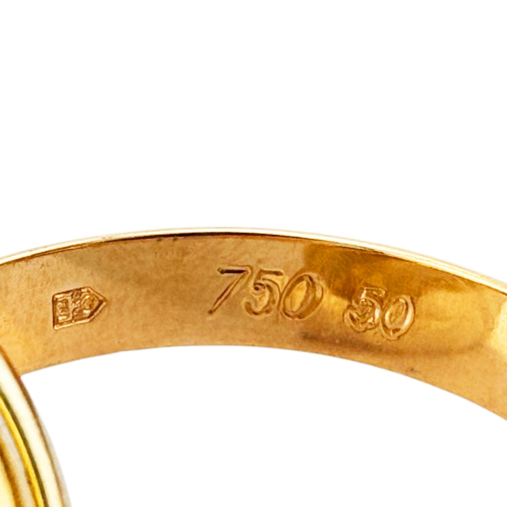 CARTIER カルティエ トリニティ リング 指輪 10号 18金 K18イエロー