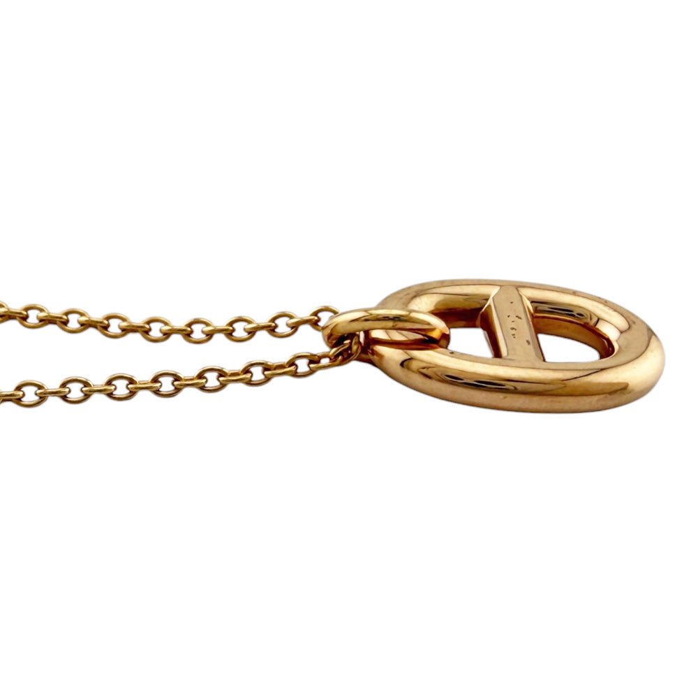 HERMES エルメス シェーヌダンクル ネックレス 18金 K18ピンクゴールド