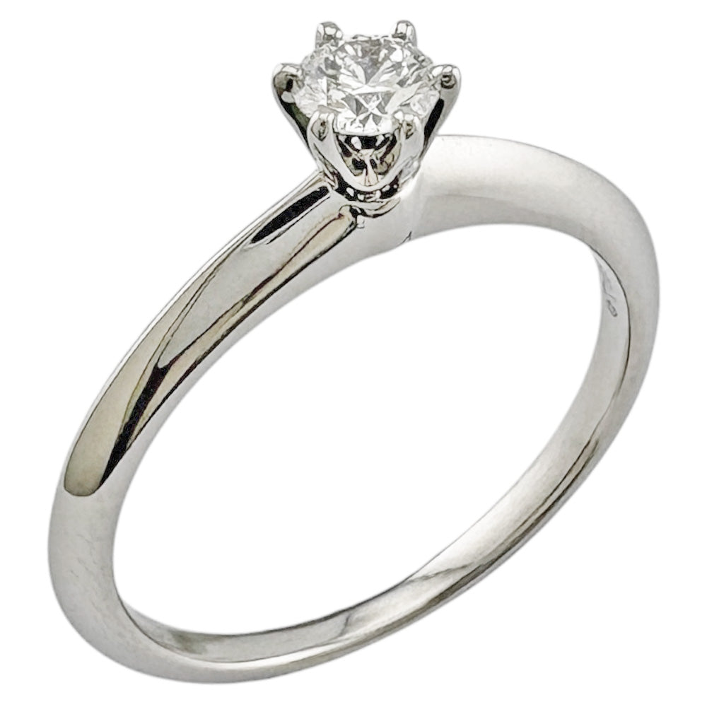TIFFANY&Co. ティファニー ソリティア リング 指輪 14号 Pt950プラチナ