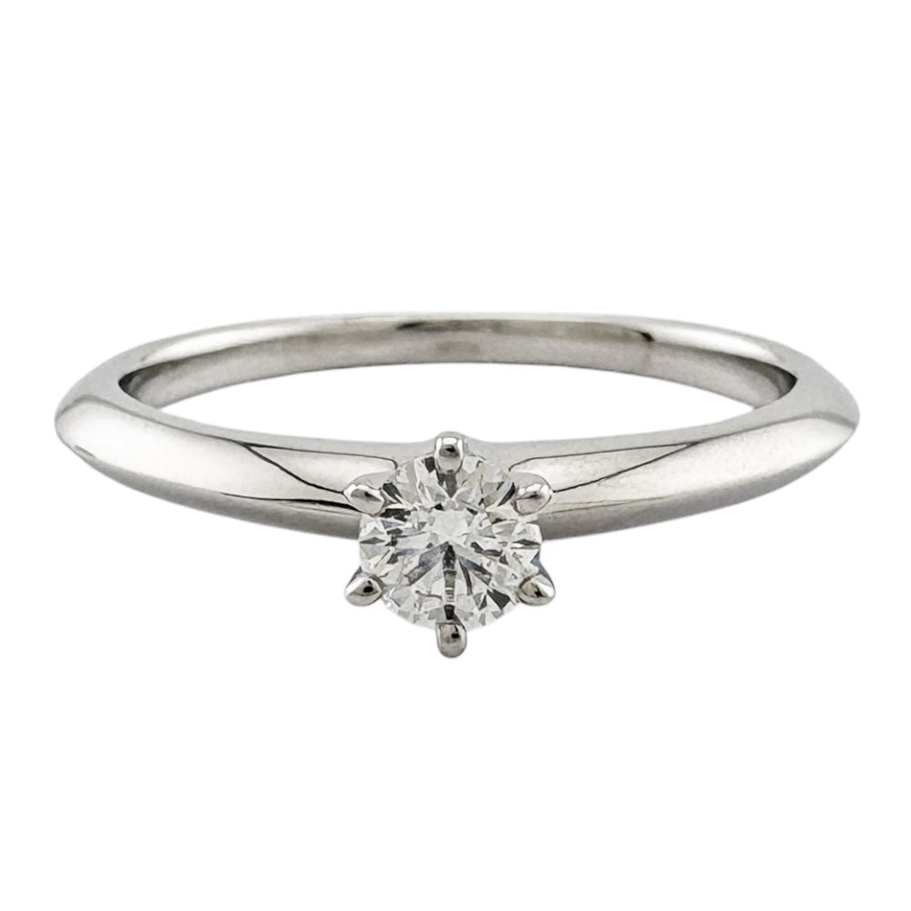 TIFFANY&Co. ティファニー ソリティア リング 指輪 14号 Pt950プラチナ
