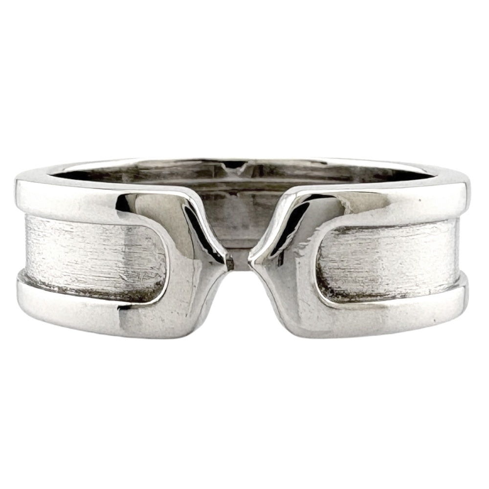 CARTIER カルティエ 2C リング 指輪 16号 18金 K18ホワイトゴールド