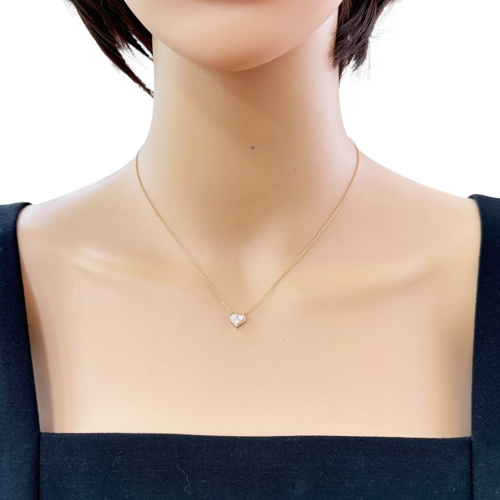 TIFFANY&Co. ティファニー センチメンタルハート ネックレス 18金 K18