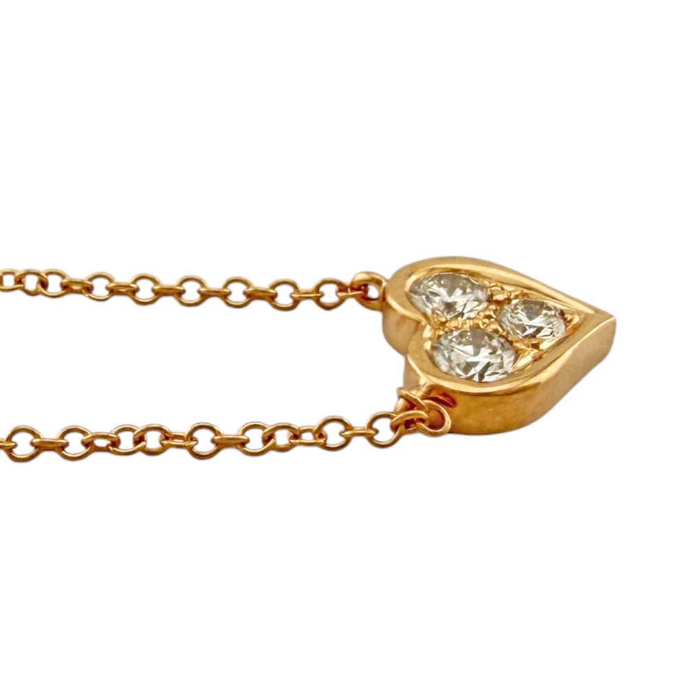 Tiffany ティファニー センチメンタル ハート ネックレス コンビ K18 