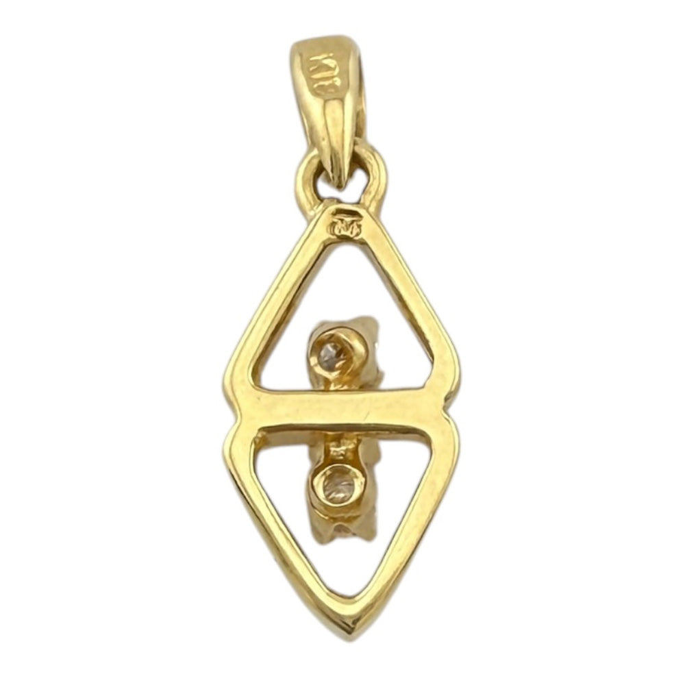 MIKIMOTO ミキモト ペンダントトップ 18金 K18イエローゴールド