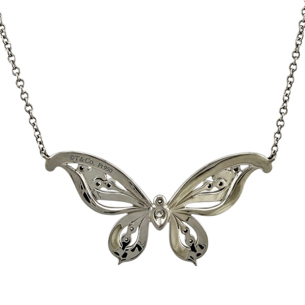TIFFANY&Co. ティファニー エンチャント バタフライ ネックレス Pt950