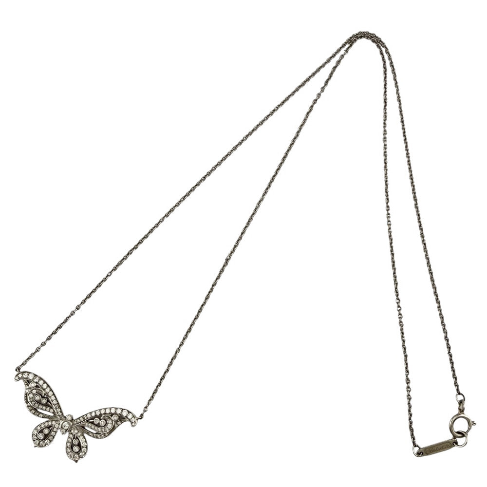 TIFFANY&Co. ティファニー エンチャント バタフライ ネックレス Pt950