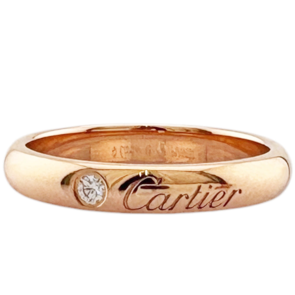 CARTIER カルティエ Cドゥウエディング リング 指輪 8号 18金 K18