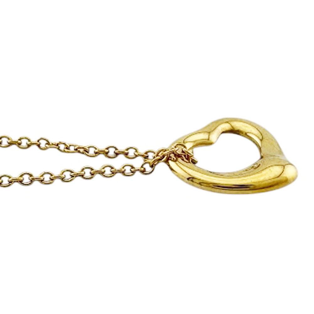 TIFFANY&Co. ティファニー オープンハート ネックレス 18金 K18